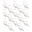20Pcs Silver Metal Clips Creative Bird Use 1