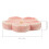 2pcs pink ceramic incense burners plates desktop decorations 2