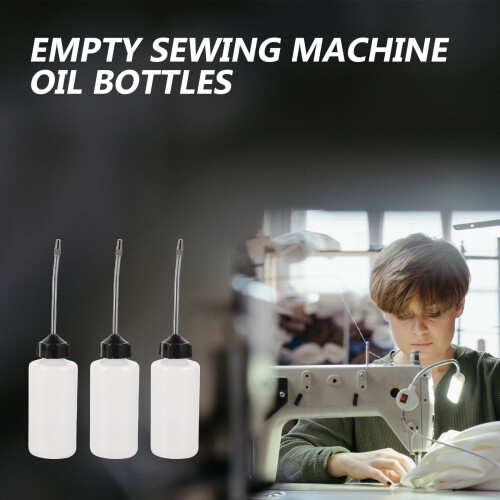 Plastic Squeeze Bottles Sewing Machine Oiler Oil 2