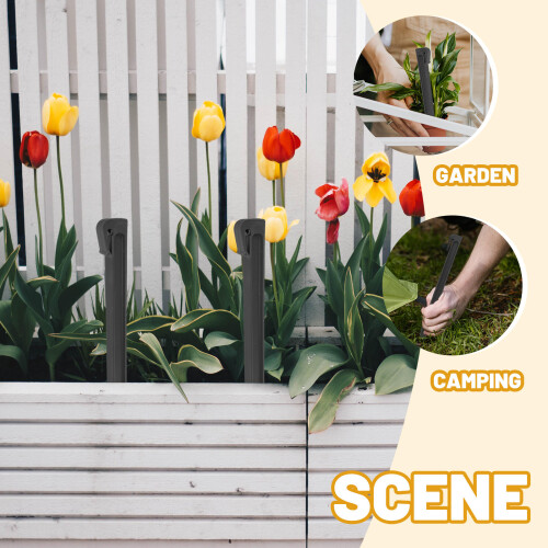 Masteelf  10 Pcs Landscaping Edging Garden Stakes Decorative 2