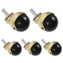 5 Pcs Swivel Casters Vanity Chairs Office Wheels Accessories