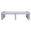 1Pc Multifunction Grey Plastic Laptop Elevated Shelf Computer Rack 1