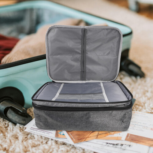 Travel Business Document Organizer Multifunctional Pouch 1pcs 2