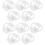 10Pcs White Shut Off Clips Adjustable Hose Clamps for 7