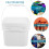 Small Paint Pail Empty Holder with Plastic Lid Painting Bucket 5