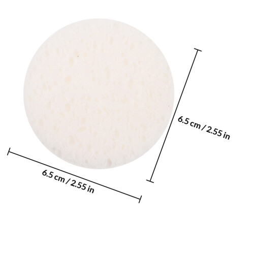 40Pcs White Cotton Cosmetics Soft Rounded Makeup Tools 1