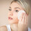 40Pcs White Cotton Cosmetics Soft Rounded Makeup Tools 3