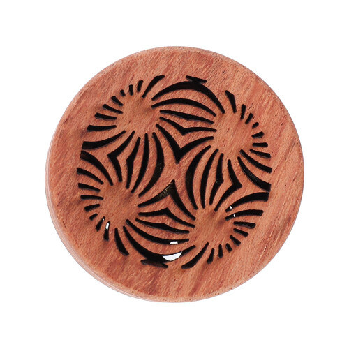 1Pc Brown Rosewood Car Diffuser Essential Oil Aromatherapy Clip