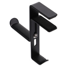 Adjustable Metal Headset Hook For Desk Or Wall - Black