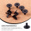 8 Pcs Hi Hat Clutch Drum Accessories Cymbal Replacement Accessory 3