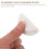 40Pcs White Cotton Cosmetics Soft Rounded Makeup Tools 7