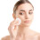 40Pcs White Cotton Cosmetics Soft Rounded Makeup Tools 8