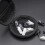 100Pcs Multipurpose Headset Clips Black Plastic Rotating Cable Holders 3