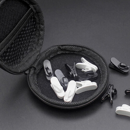 100Pcs Multipurpose Headset Clips Black Plastic Rotating Cable Holders 2
