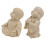 2Pcs Sandstone Little Maitreya Buddha Desktop Ornaments 1