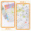 2Pcs Small 2023 Wall Calendar Planner Assorted Color Paper for Home 4