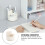 1Pc Plastic Rotatable Pen Organizer Beige Brush Pot Desktop Storage 6