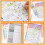 2Pcs Small 2023 Wall Calendar Planner Assorted Color Paper for Home 6