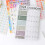 2Pcs Small 2023 Wall Calendar Planner Assorted Color Paper for Home 9