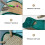 1Pc Protective Sisal Cat Scratching Mat Fish Shape Light Brown 5