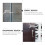 1Pc Silver Stainless Steel Sliding Door Lock Durable Rust-Proof Latch 4