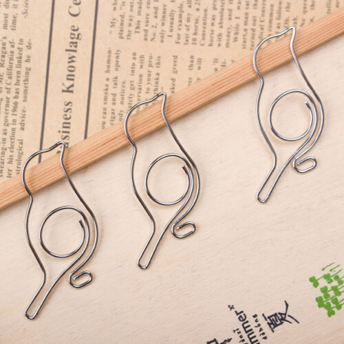 20Pcs Silver Metal Clips Creative Bird Use 2