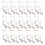 20Pcs Silver Metal Clips Creative Bird Use 7