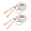 2Pcs Durable Cotton Braided Skipping Rope Team Jump Rope 1