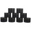 9Pcs Round Black Tin Candle Containers for Home DIY and Gift Storage 1