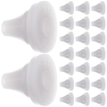 50Pcs Light Grey Shower Head Silicone Nozzle Replacement Spray Holes