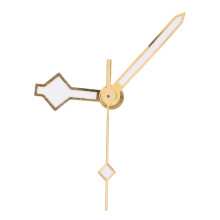 3Pcs Glow in The Dark Golden Watch Hands Copper Replacement for Repair