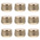 9Pcs Golden Tinplate Multi-Purpose Jar for Tea Candy Gifts 1