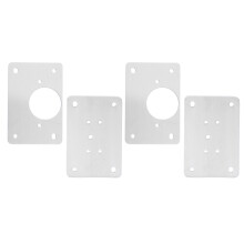 4Pcs Metal Mending Plates Stainless Steel Repair Brackets for Home Use