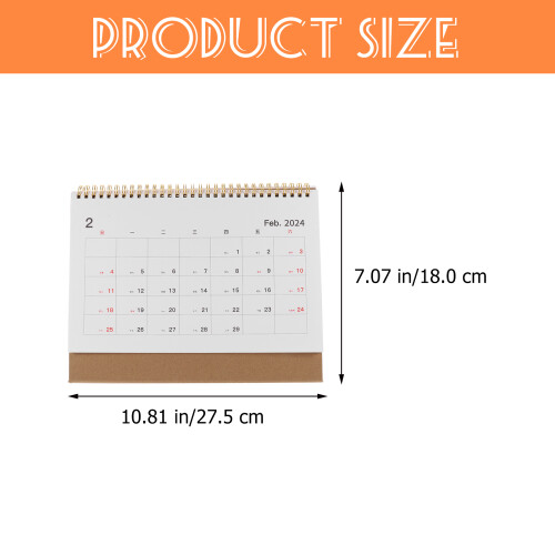 Raindrops Monthly Desk Desktop Calendar Daily Student 1