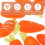 Red Wool Felt Vegetable Decor 10pcs 0.9x0.9x2.6in 3