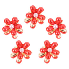 5Pcs Lovely Hair Claw Pearl Hairpin Chic Hair Accessories