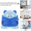 Raindrops Desktop Vacuum Cleaner Mini Small Handheld Dust Sweeper 5