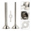 Stainless Steel Sausage Making Tools Silver Sausage Stuffer Kit 3