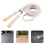 2Pcs Durable Cotton Braided Skipping Rope Team Jump Rope 7