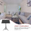 Stand Porta Proiettore E Laptop Nero in ABS Con Base Pieghevole 5