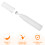 Portable White Refillable Cosmetic Roller Bottles for Creams 5