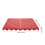 2Pcs Red Plastic Garage Floor Tiles Interlocking Drainage Mat Non Slip 2