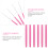 20pcs Plastic Handle Crochet Needles For Hair Extensions And Knitting 4