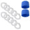 2Pack Water Filter Coupling Kit for 28mm Thread Filters, Leakproof Backflush Connector for Hiking and Camping 1