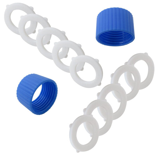 2Pack Water Filter Coupling Kit for 28mm Thread Filters, Leakproof Backflush Connector for Hiking and Camping 1
