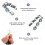 1Pc Durable Blue Resin Decorative Bag Strap Portable Purse Chain 5