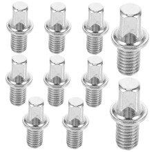 Drum Key Bolts for Snare Drum 10 Pack, Durable Metal, Secure Fit, Easy Installation, Quick Replacement