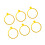 Agility Rings for Athletic Conditioning Activity & Team-Yellow 1