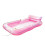 PVC Floating Pool Mat Mattress With Sprinkling Feature For-pink 1