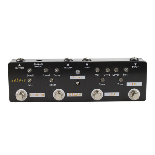 Professional Guitar Buffer Pedal with High Impedance Input for